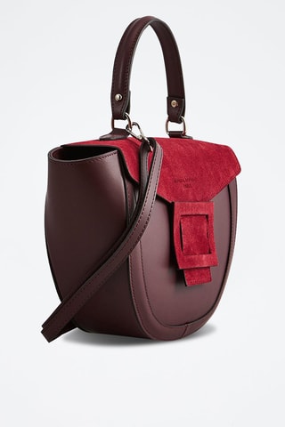 Sac à main en cuir Votti - Bordeaux