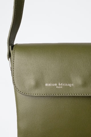 Sac bandoulière en cuir Emir - Vert