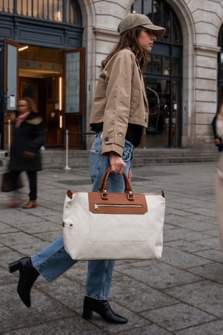 Leren Reistas Dax - Camel