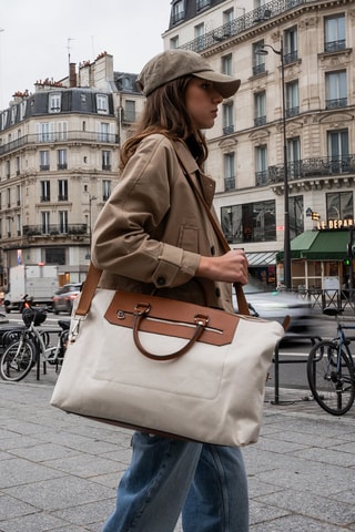 Leren Reistas Dax - Camel