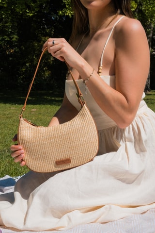 Leren Handtas Amara  - Bruin