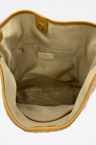 Leren Handtas Luzia   - Camel