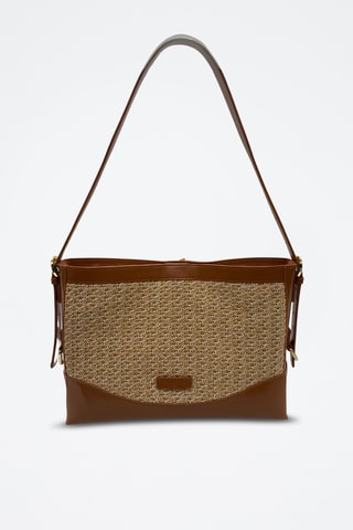 Leren Handtas Malaya  - Bruin
