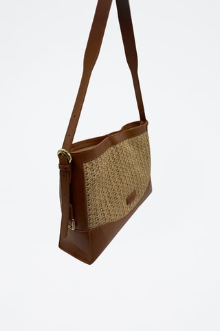Leren Handtas Malaya  - Bruin