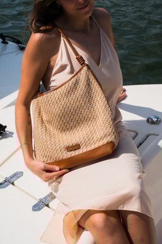 Leren Handtas Luzia  - Bruin