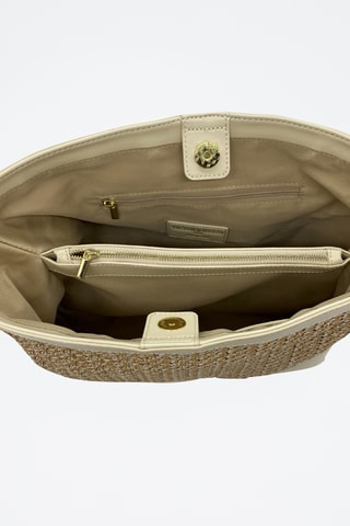 Leren Handtas Malaya  - Wit