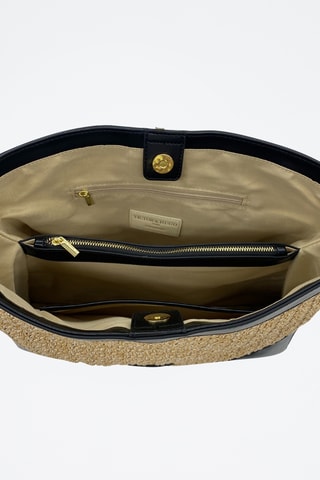 Leren Handtas Malaya  - Zwart