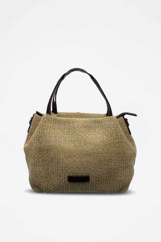 Sac à main en cuir Tahiti  - Marron