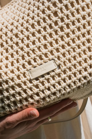 Leren Handtas Tulum  - Wit