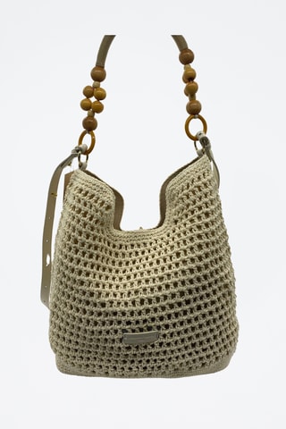 Leren Handtas Tulum  - Wit