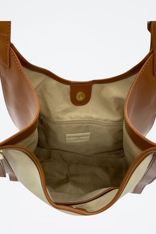 Leren Handtas Zaya  - Bruin