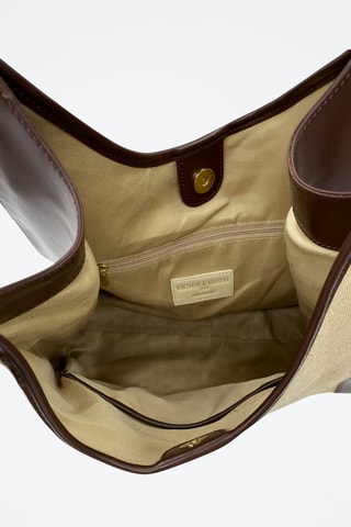 Leren Handtas Zaya  - Bruin