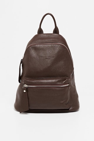 Sac à dos en cuir Leny - Marron