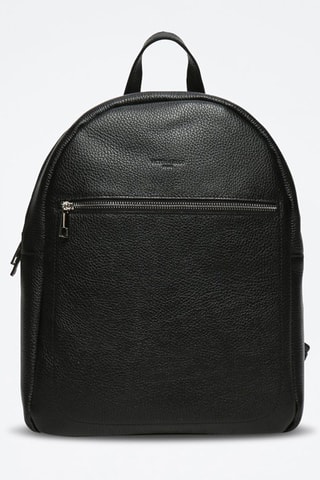Leren Rugtas Mini Lou   - Zwart