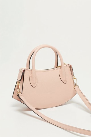 Leren Schoudertas Versailles - Roze