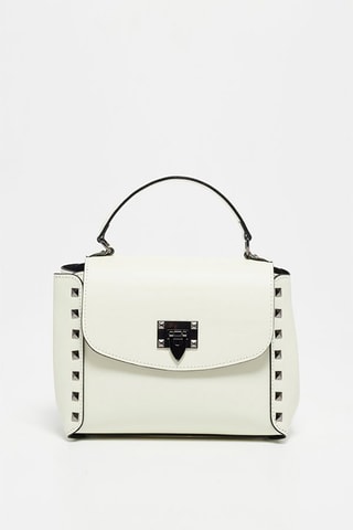 Sac à main en cuir Vile - Blanc