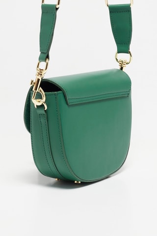 Sac bandoulière en cuir Aya - Vert