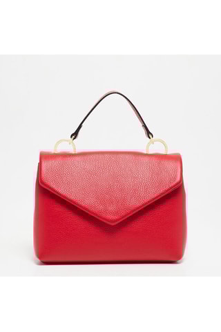 Leren Schoudertas Yuna  - Rood