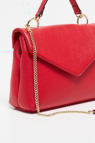 Leren Schoudertas Yuna  - Rood