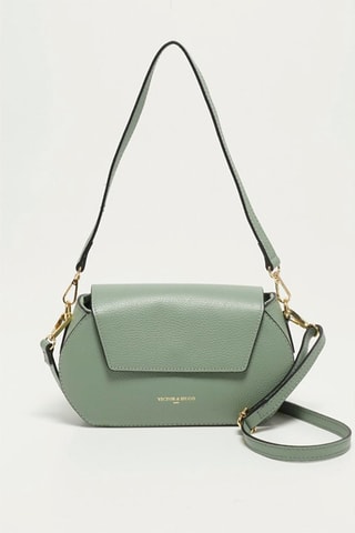 Sac bandoulière en cuir Eze - Vert
