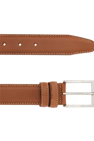 Ceinture en cuir Mini Mario - 110 cm - Marron
