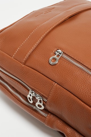 Sac à dos en cuir Klaus - Marron