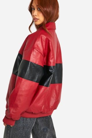 Veste oversize - Rouge