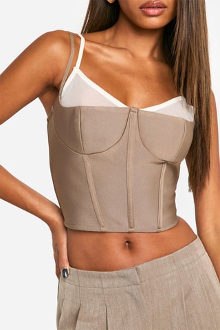 Crop top - Beige