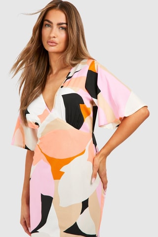 Robe midi - Rose