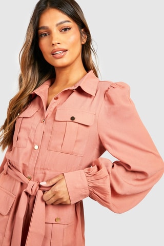 Robe chemise - Rose