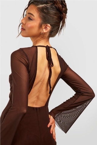 Robe longue - Marron