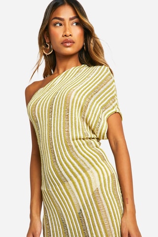 Robe asymétrique - Vert clair