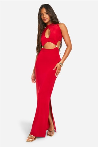 Robe longue - Rouge