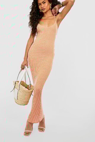 Robe longue - Orange