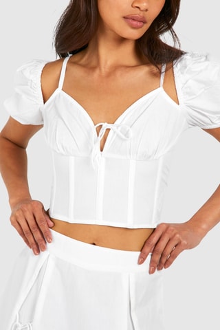 Crop top - Blanc