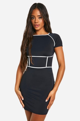 Robe fourreau - Noir
