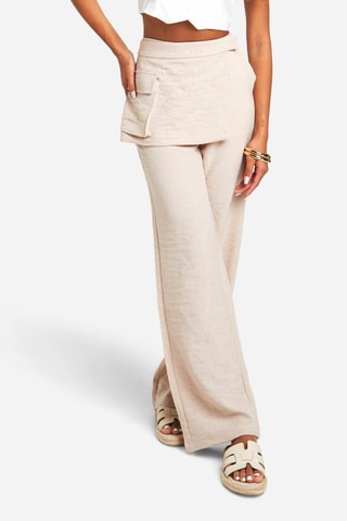 Pantalon droit - Beige clair