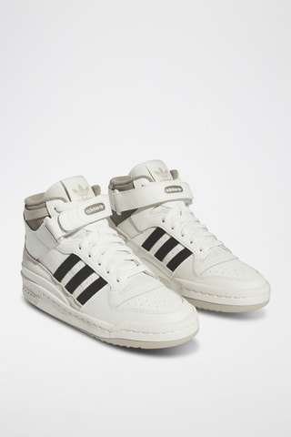 Sneakers montantes en cuir Forum - Blanc