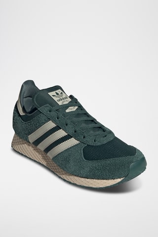Sneakers en nubuck - Kaki