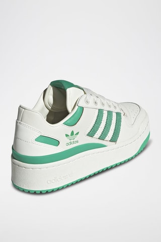 Sneakers en cuir Forum Bold Stripes - Blanc et vert