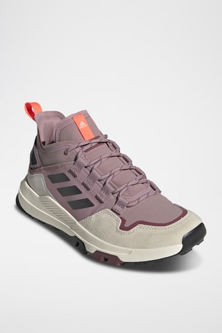 Chaussures montantes randonnée en cuir Terrex Hikster Low - Mauve