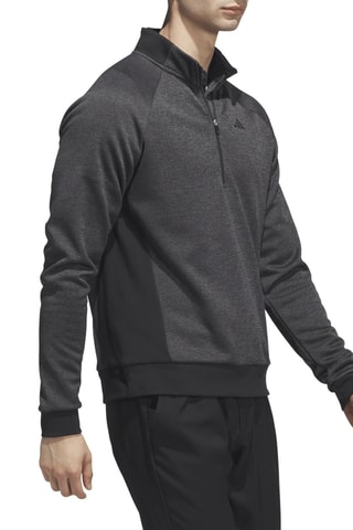Pull de golf 1/4 DWR - Noir