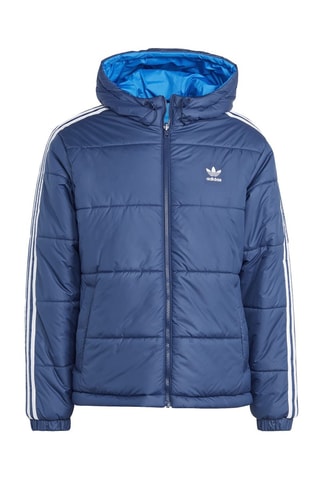 Doudoune à capuche réversible - Bleu marine