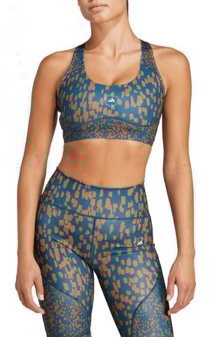 Brassière d’entrainement push-up TruePurpose - Bleu pétrole