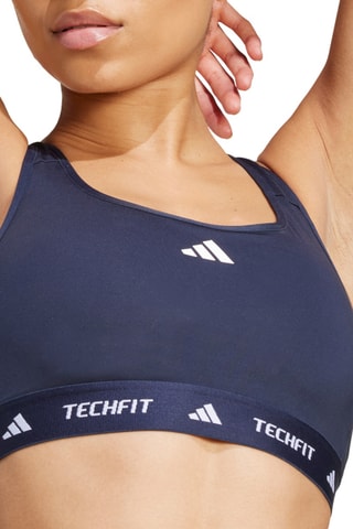 Brassière d’entraînement push-up Techfit - Bleu nuit