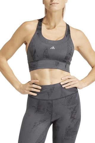 Brassière d'entraînement push-up - Gris foncé