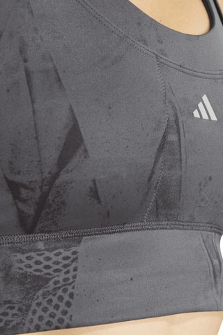 Brassière d'entraînement push-up - Gris foncé