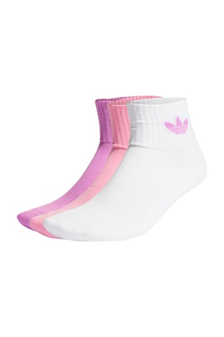 3 paires de chaussettes - Blanc, violet et rose