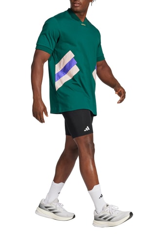 T-shirt ample de running BMW Berlin Marathon - Vert foncé