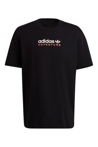 T-shirt Adventure Mountain Spray - Noir